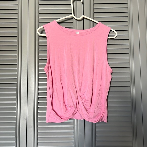 ALO Yoga Tops - alo yoga : Pink Short Tank - Large